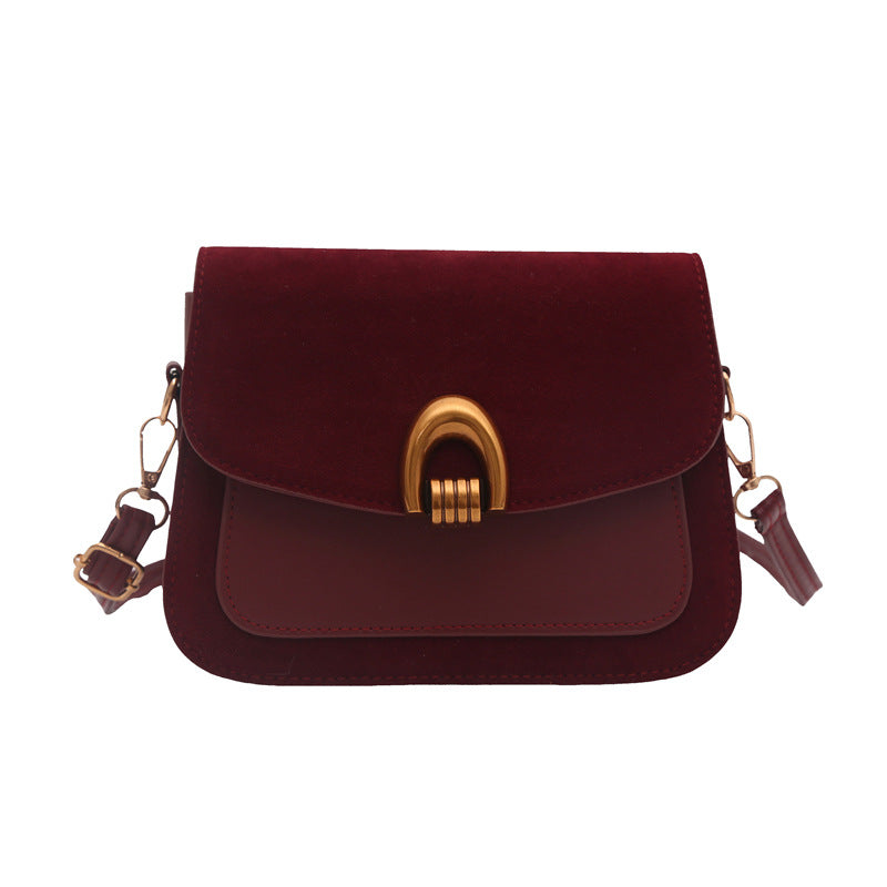 Elegante Wildleder Umhängetasche