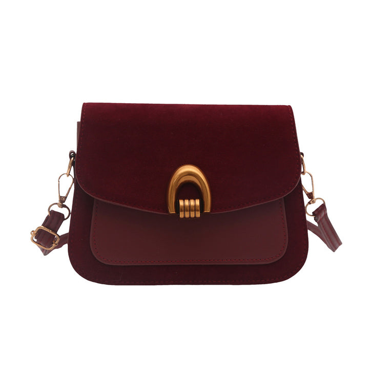 Elegante Wildleder Umhängetasche