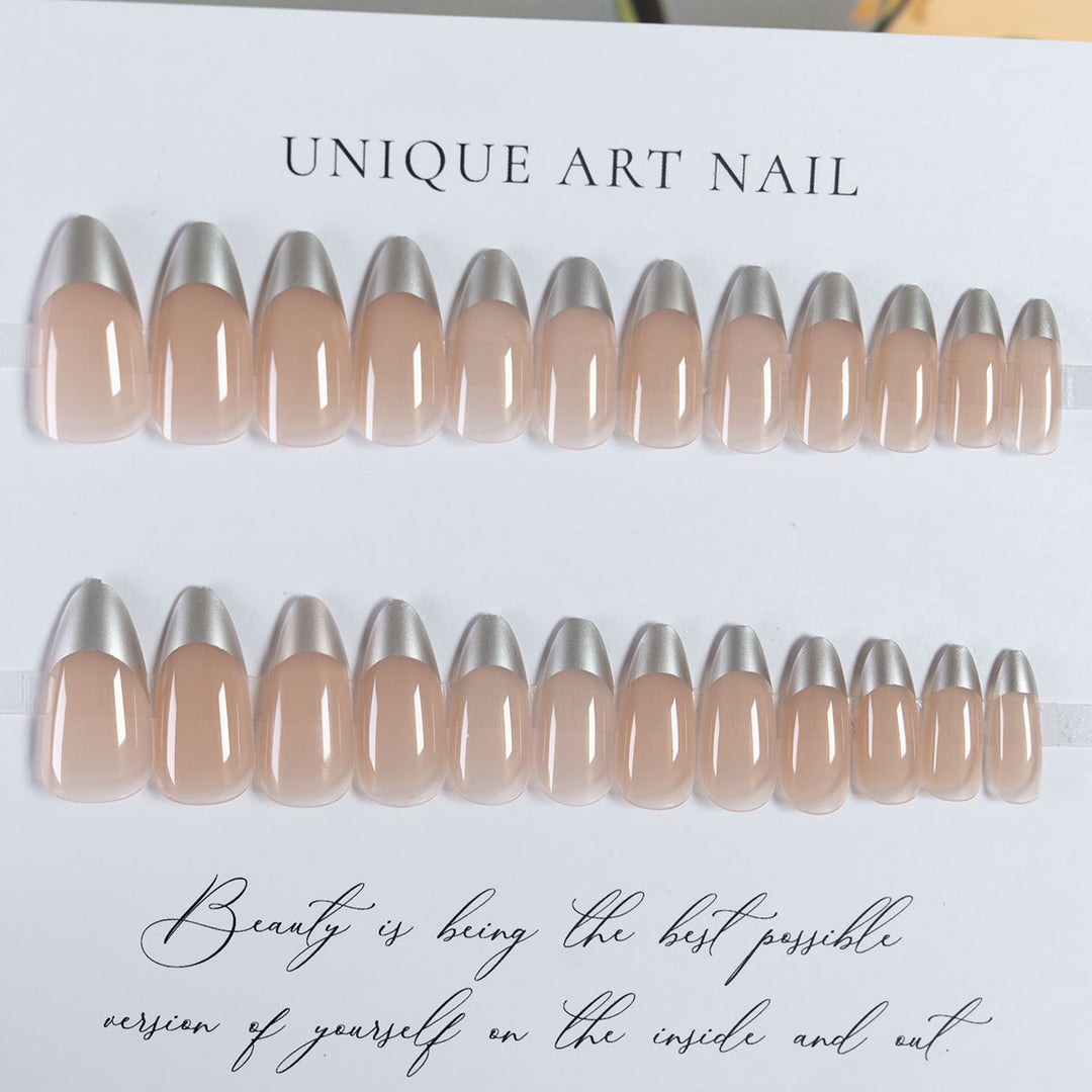 Metallic Tipp Press-On Nagel Set