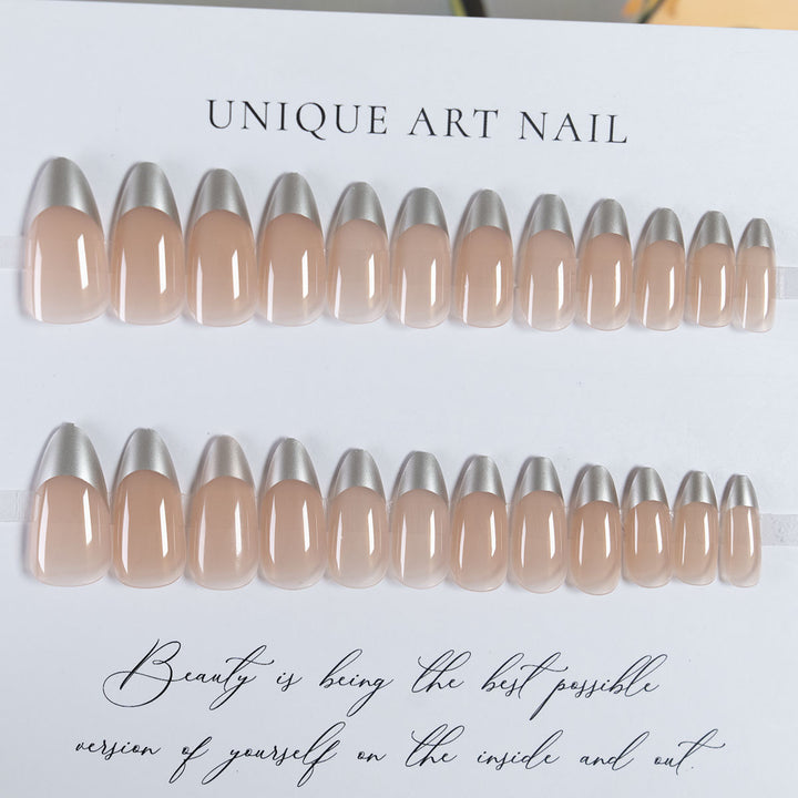 Metallic Tipp Press-On Nagel Set