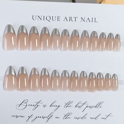 Metallic Tipp Press-On Nagel Set