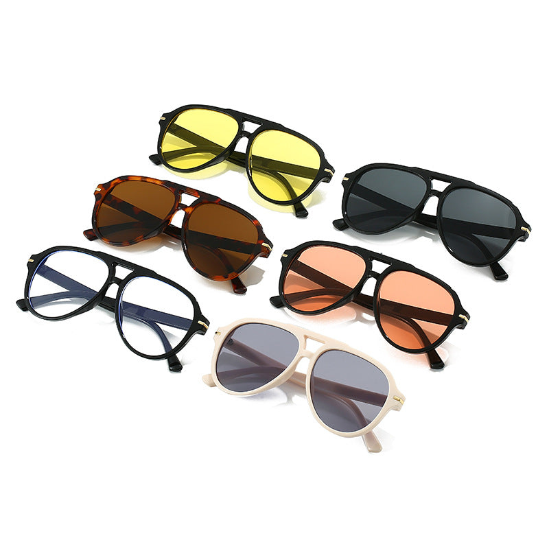 Damen modische Sonnenbrille mit schickem Tortoise-Rahmen Karnz