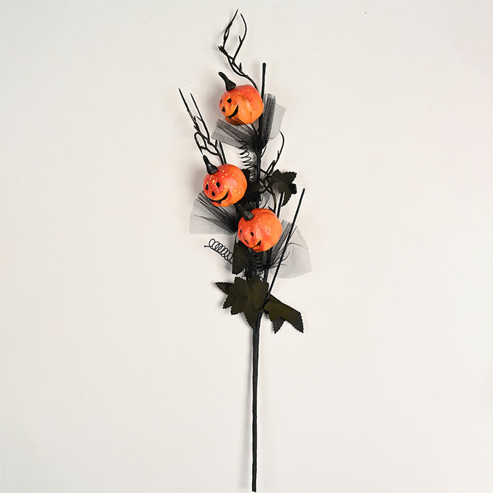 Gruselige Halloween Dekoration mit Augen und Glitzer