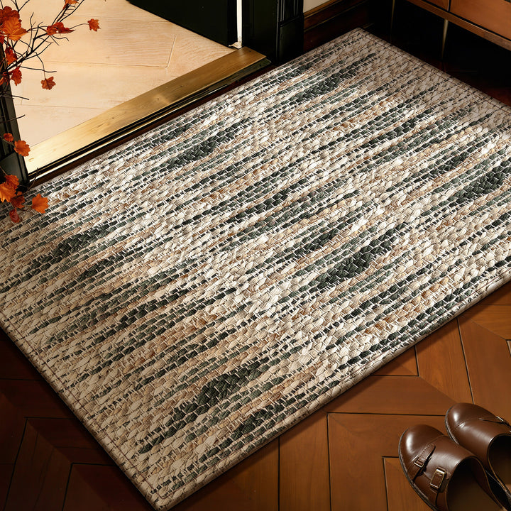 Handgeknüpfter Patchwork-Teppich