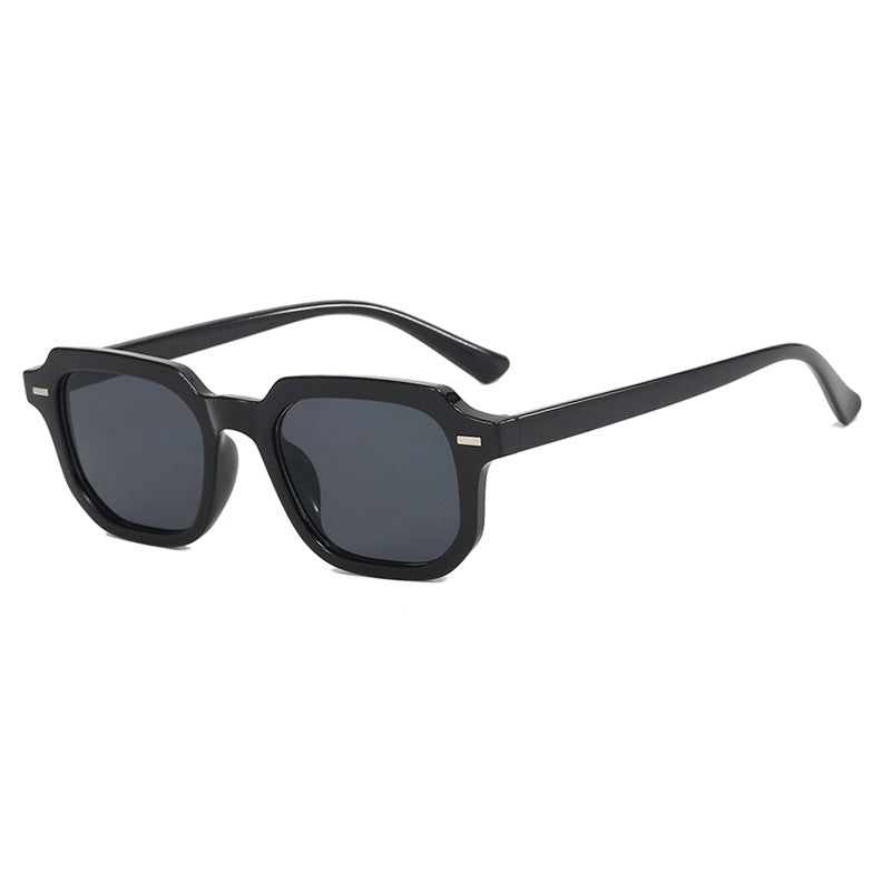 Damen quadratische Sonnenbrille mit stilvoller Rahmenstruktur und UV-Schutz Karnz