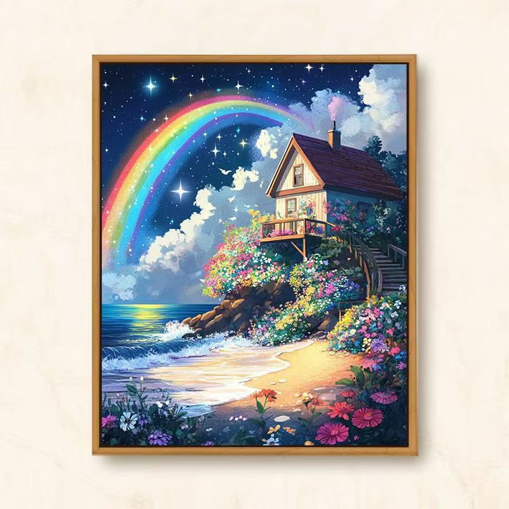 Verzaubernde Küstenfantasie Wandkunst Karnz