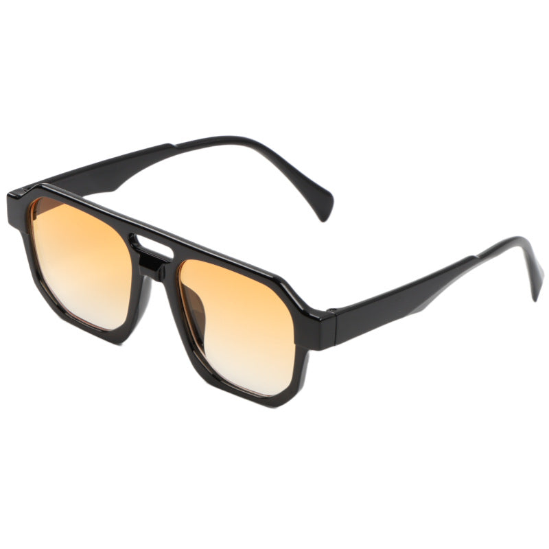 Damen moderne oversized Sonnenbrille mit eckigem Design Karnz