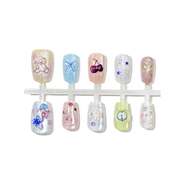 Kreatives Press-On Nagelkunst Design Kit