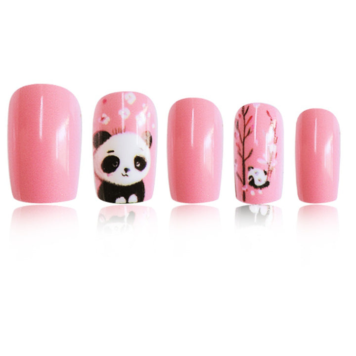 Thematic Panda Kunst Press-On Nagel Set Karnz