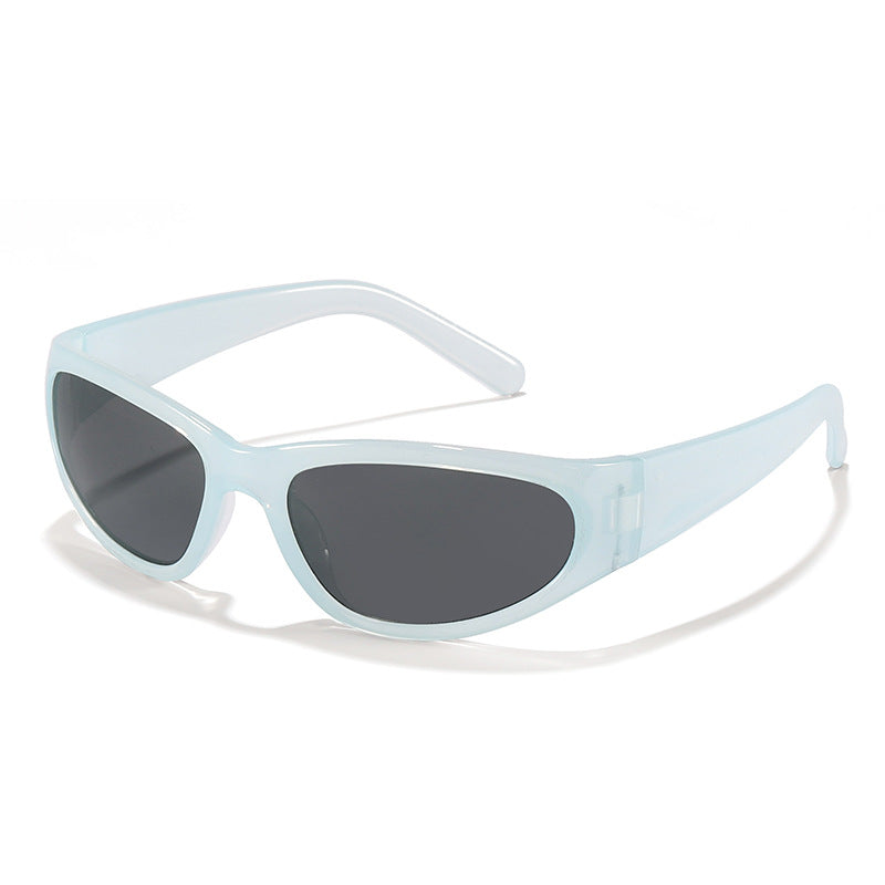 Damen modische Sonnenbrille im futuristischen Stil Karnz