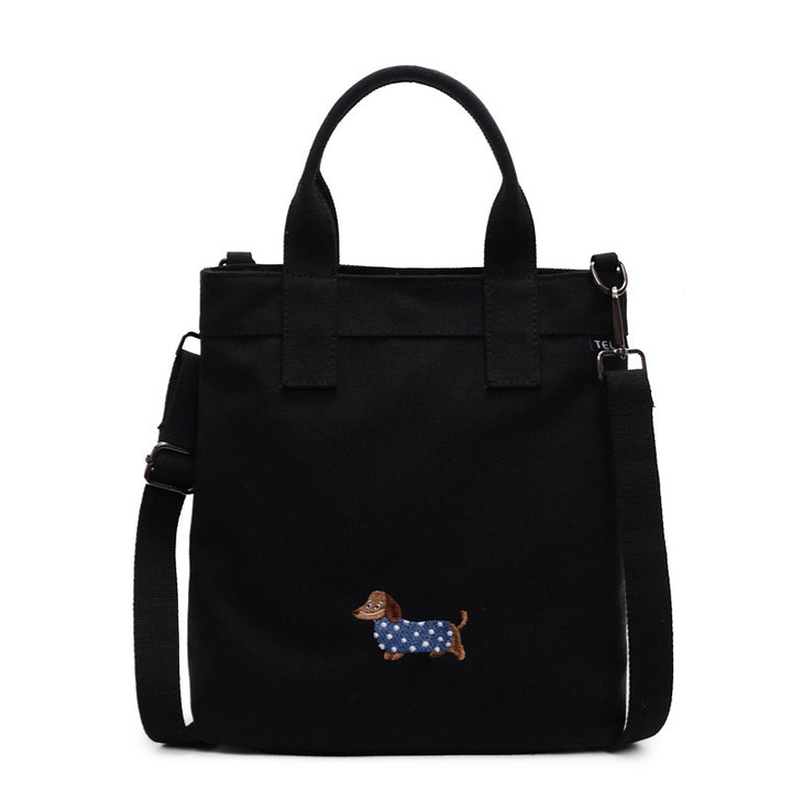 Stylische Canvas-Handtasche Karnz