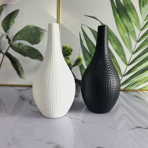Dekorative Strukturierte Vase Karnz