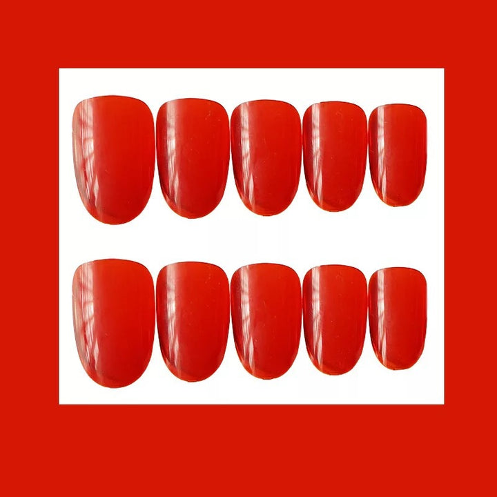 Glänzende Press-On Nageltips