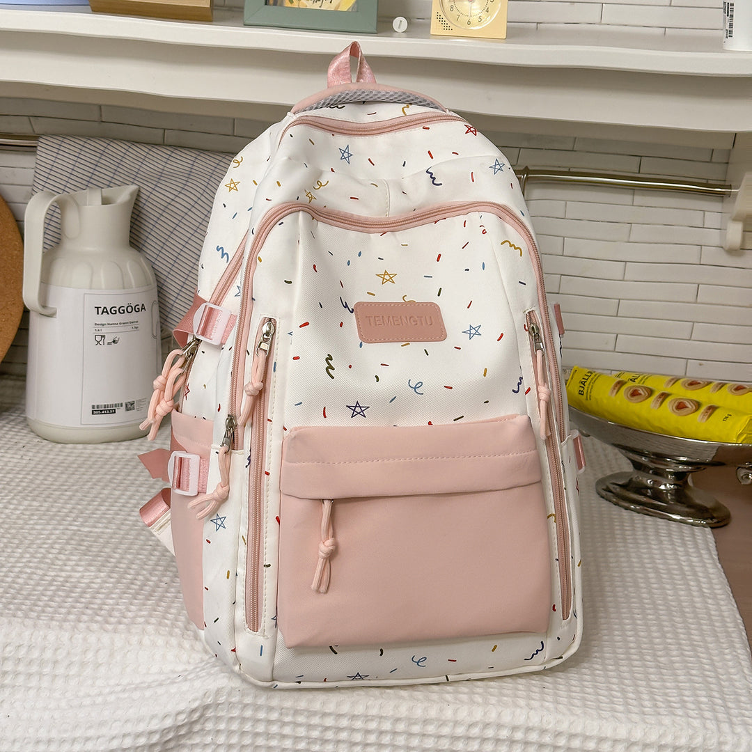 Trendy Dekorative Gemusterte Rucksack Karnz