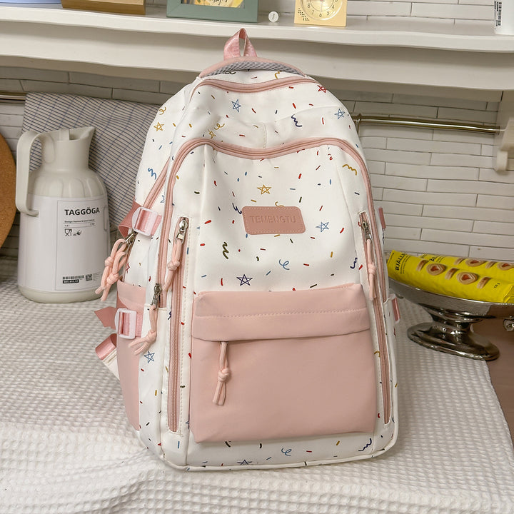 Trendy Dekorative Gemusterte Rucksack Karnz