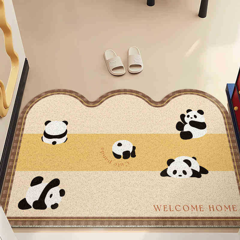 Süßes Panda-Themen Küchenmatte