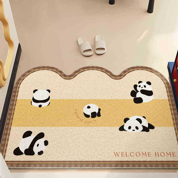 Süßes Panda-Themen Küchenmatte