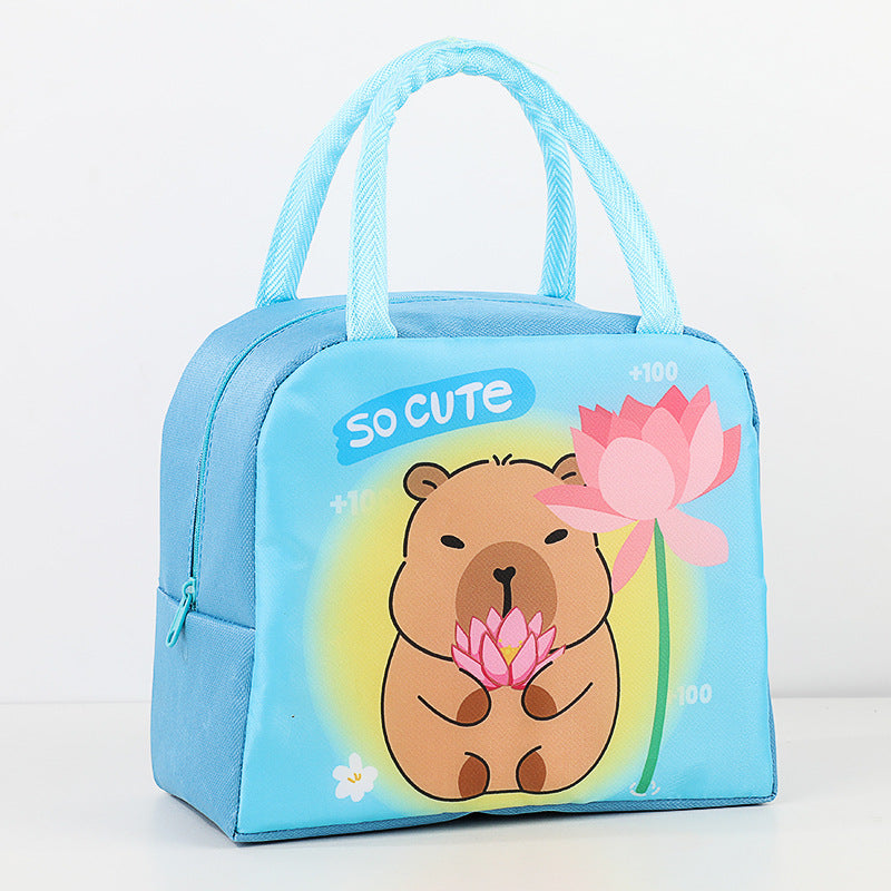 Spaßige und verspielte Fuchs-Motiv isolierte Lunch-Tasche