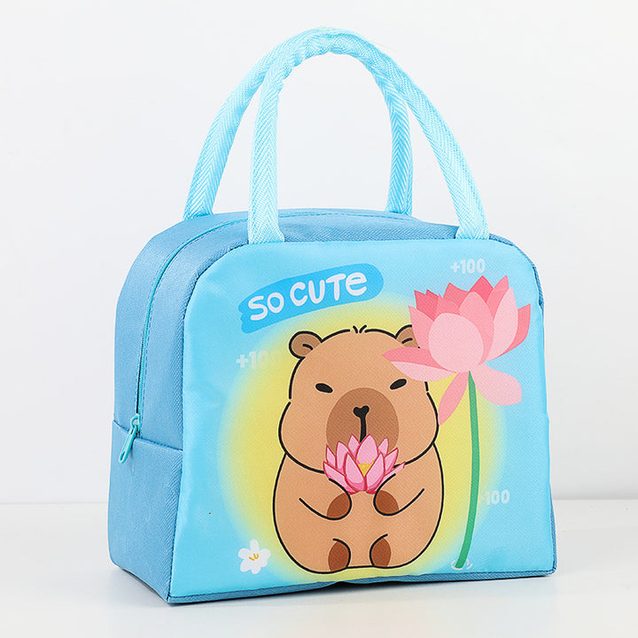 Spaßige und verspielte Fuchs-Motiv isolierte Lunch-Tasche