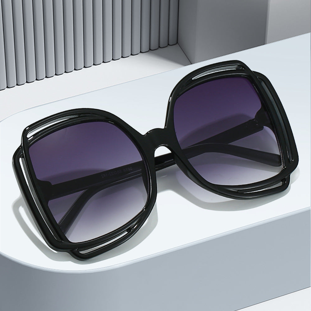 Damen Fashion Sonnenbrille mit modernem Rahmen Karnz