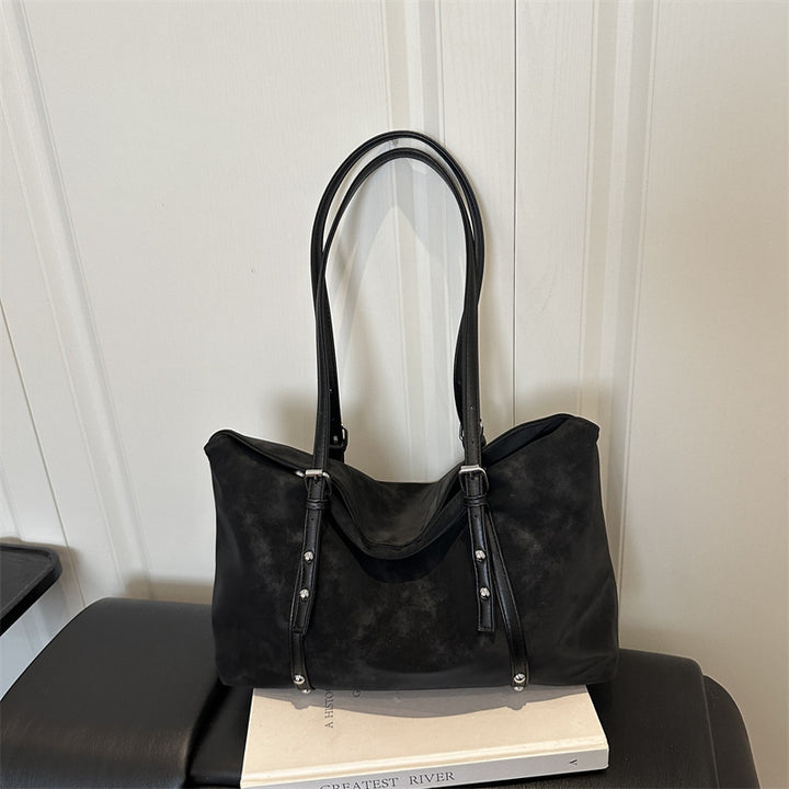 Elegante Wildleder-Handtasche