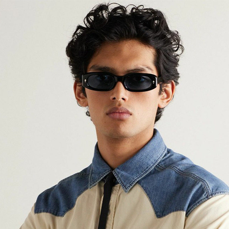 Damen Designer-Sonnenbrille mit stilvollem, quadratischem Rahmen Karnz