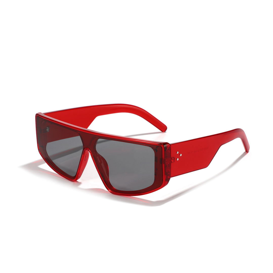 Damen futuristische Oversized-Sonnenbrille Karnz