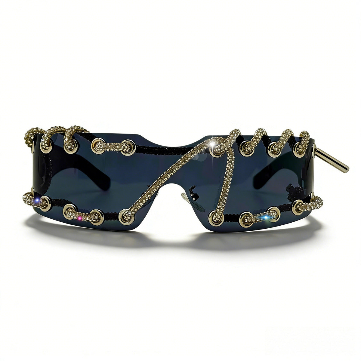 Damen Sonnenbrille mit einzigartigem Schnürdesign Karnz