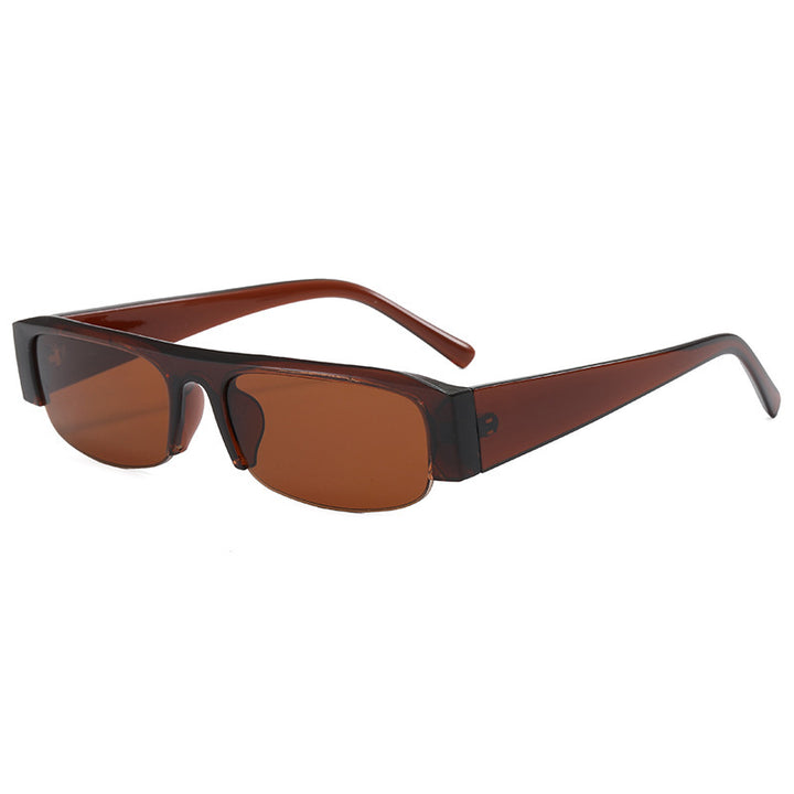 Zeitgenössische retro-inspirierte Flachlinsen-Sonnenbrille Karnz