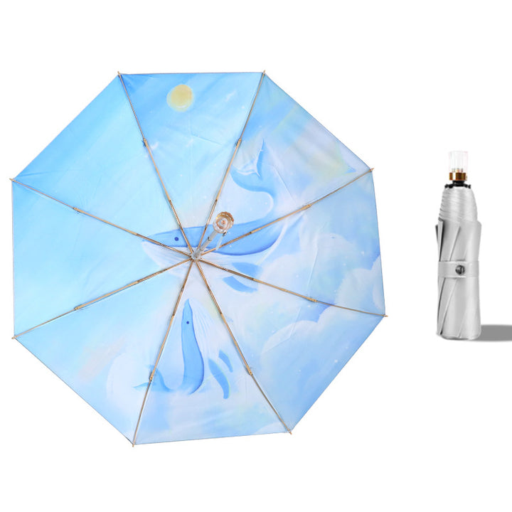 Damen Regenschirm mit einzigartigem floralen Design Karnz