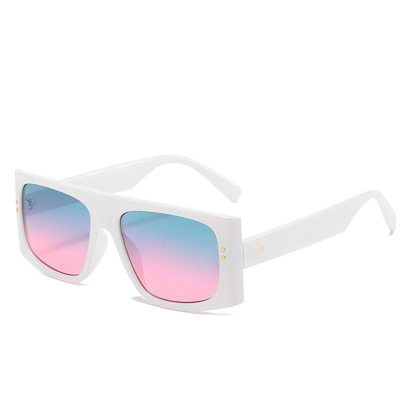 Damen oversized Sonnenbrille mit stylishem, schmalem Rahmen Karnz