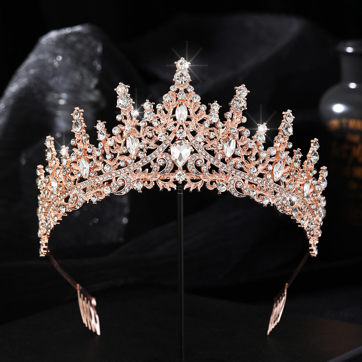 Damen Verzierte Tiara Karnz