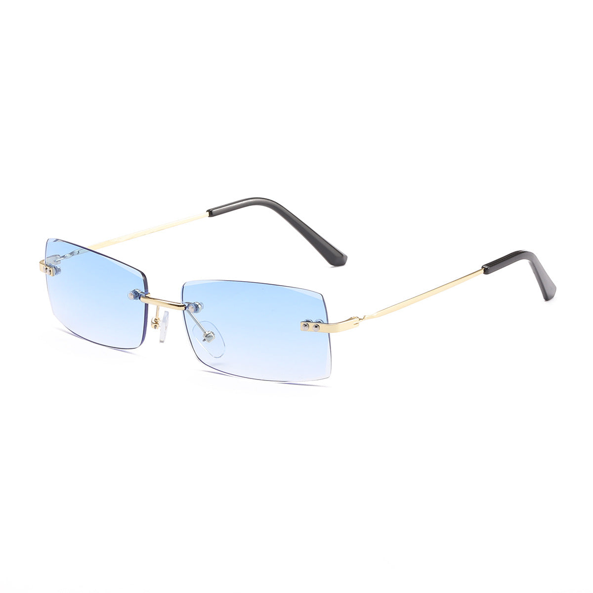 Damen modische Sonnenbrille mit elegantem, filigranen Rahmen Karnz