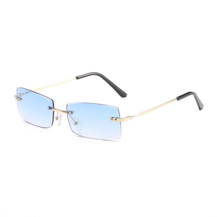Damen modische Sonnenbrille mit elegantem, filigranen Rahmen Karnz