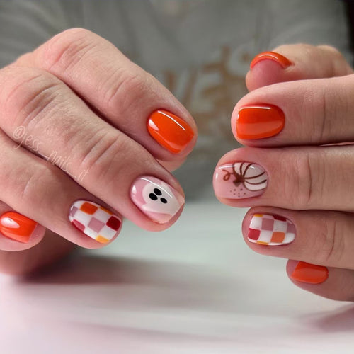 Festive Verspielt Press-On Nagelset Karnz