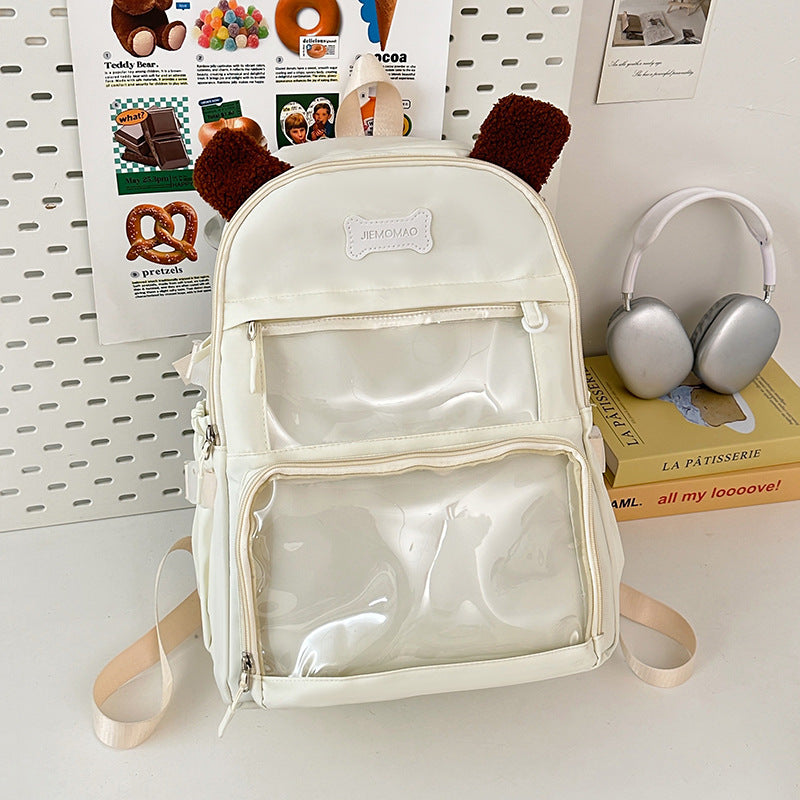 Funky Katzenohr-Design Reflektierender Rucksack