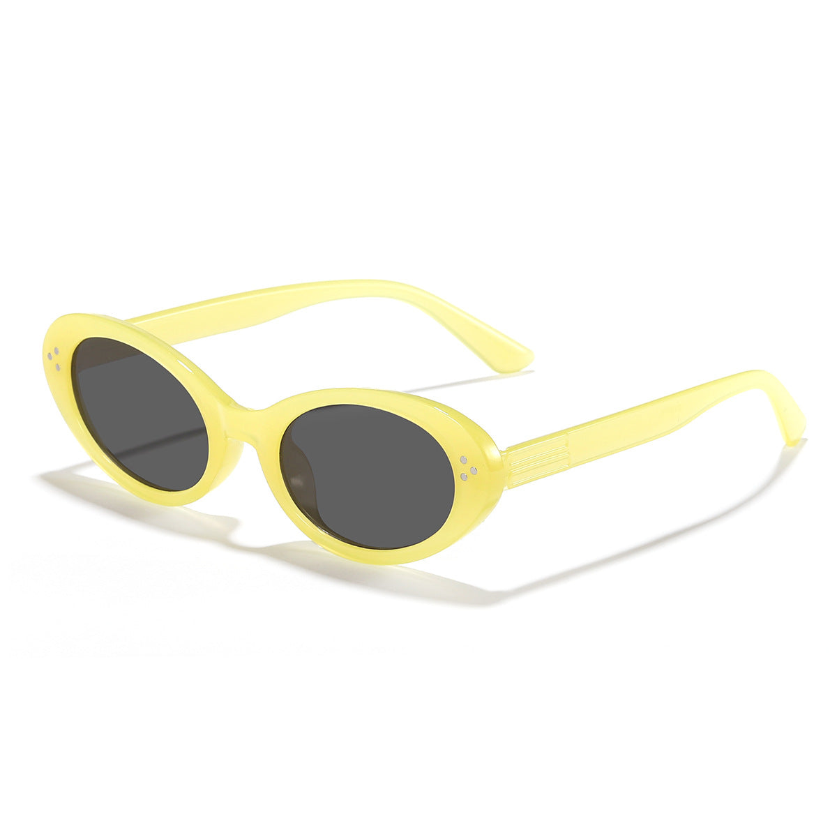 Damen modische Sonnenbrille mit elegantem, ovalem Design Karnz