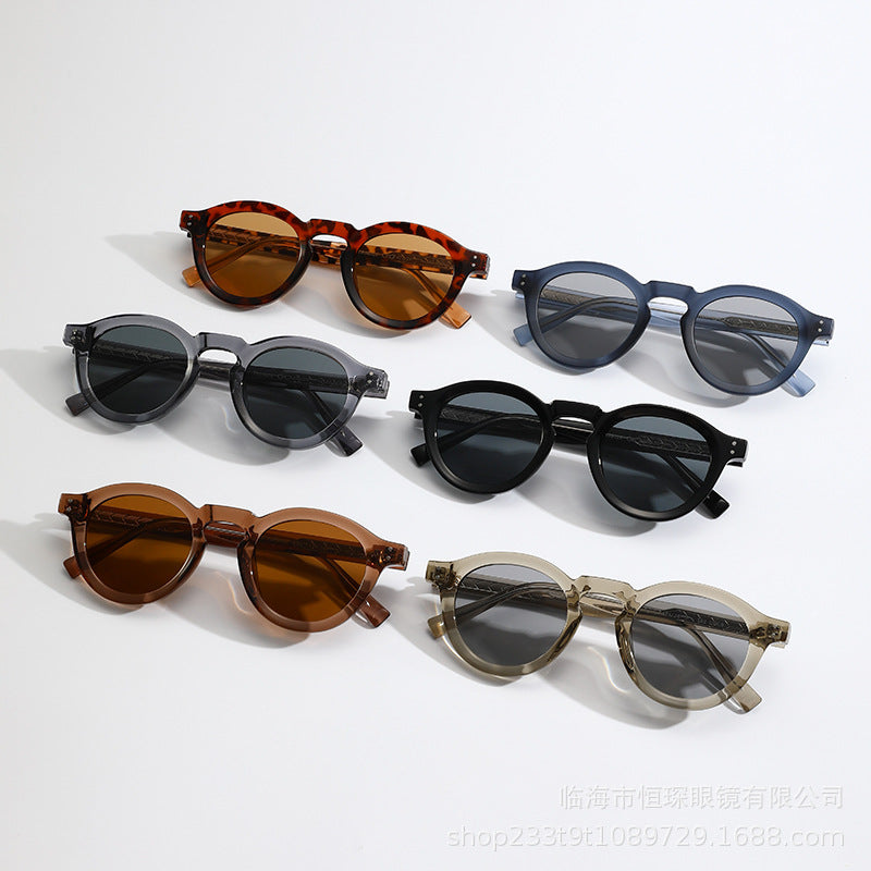 Damen modische Sonnenbrille im modernen Ovaldesign Karnz