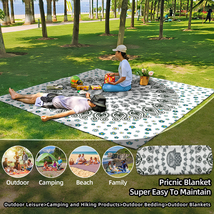 Mandala Design Strandmatte Karnz
