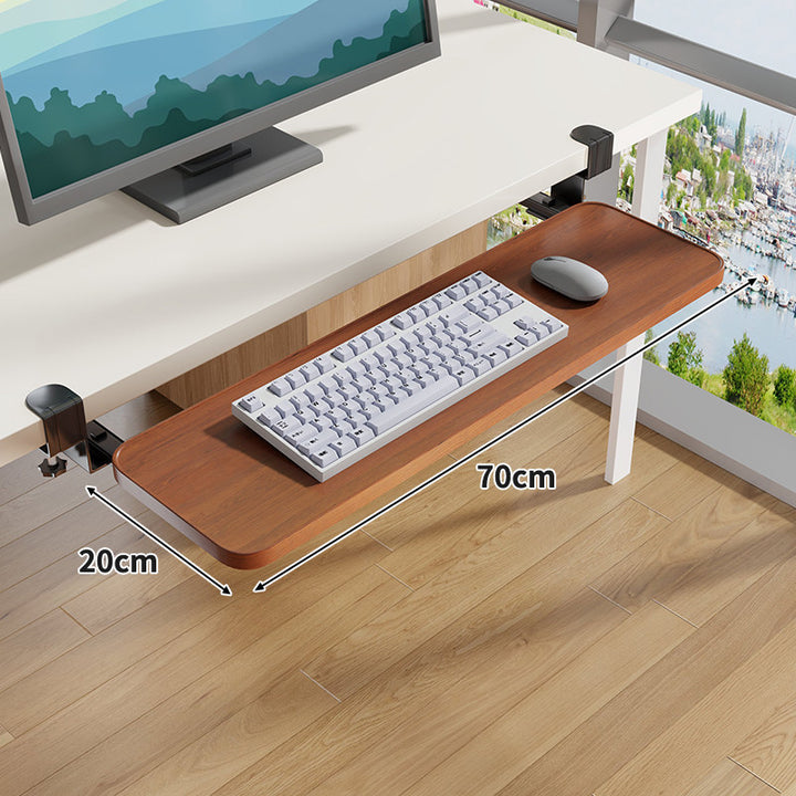 Untertisch-Rollende ergonomische Tastatur- und Mausablage mit Klemmbefestigung