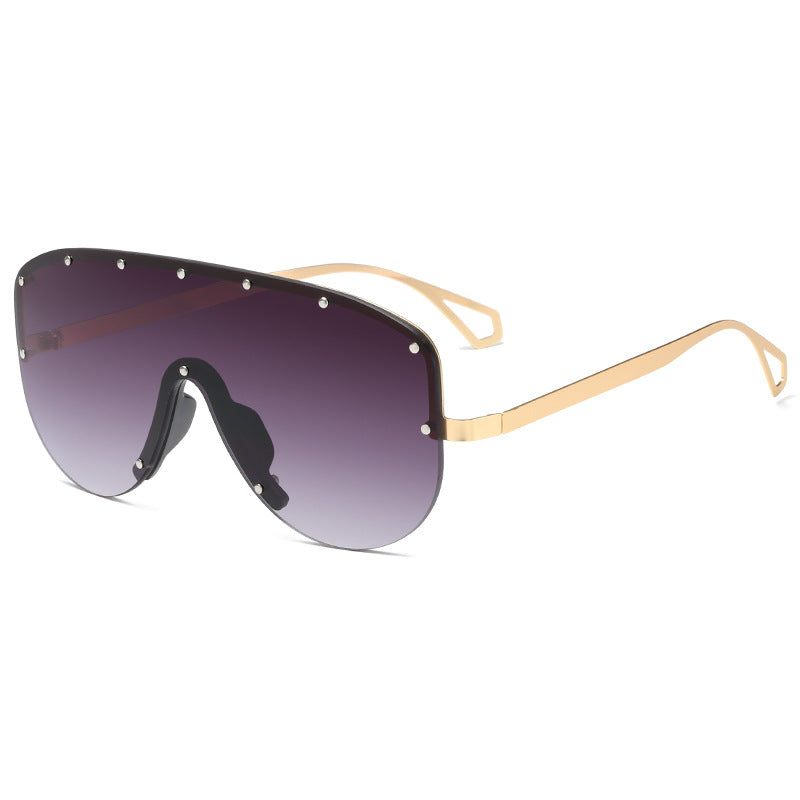 Damen Oversized Sonnenbrille mit modernem Rahmen Karnz