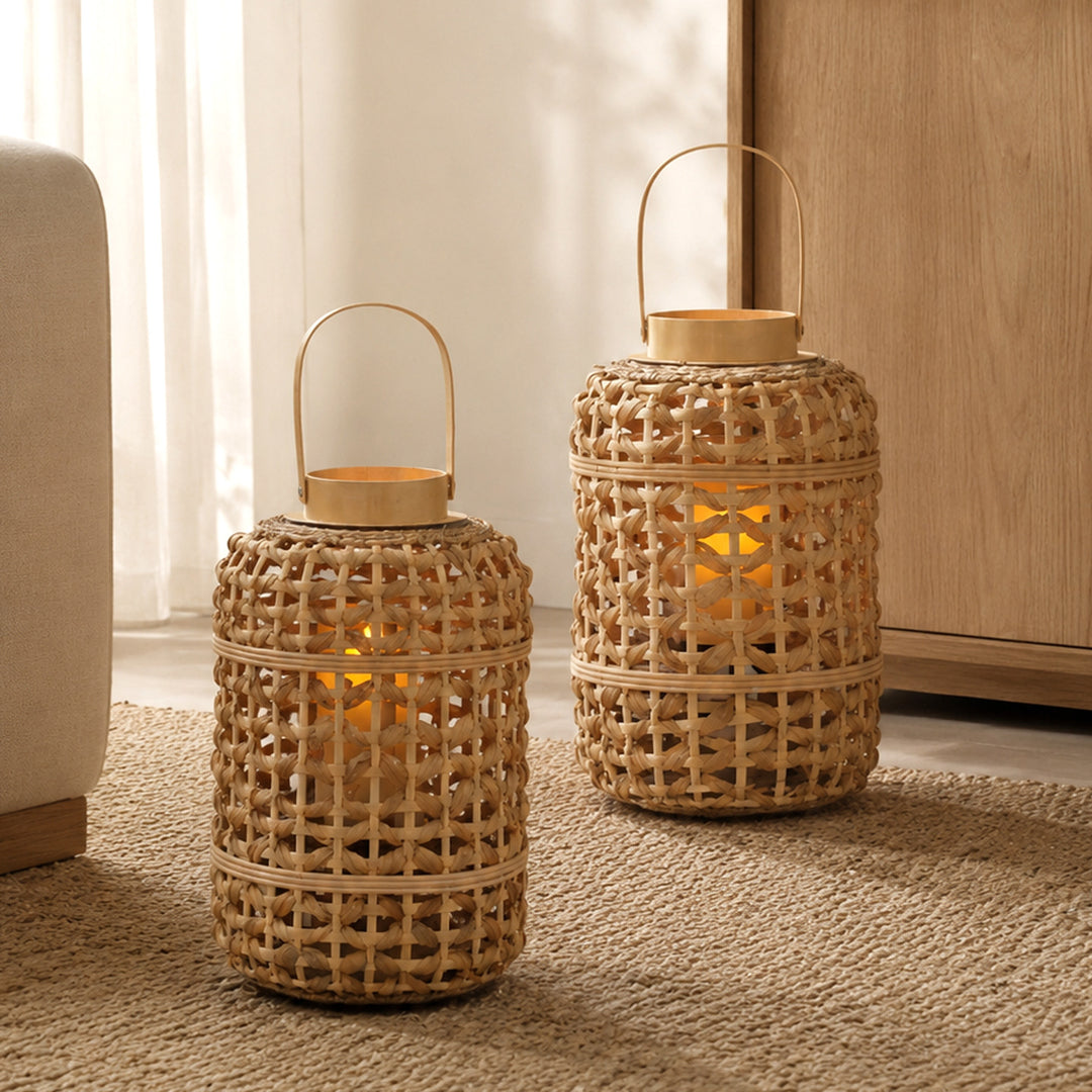 Dekorativer Rattan-Laterne Karnz