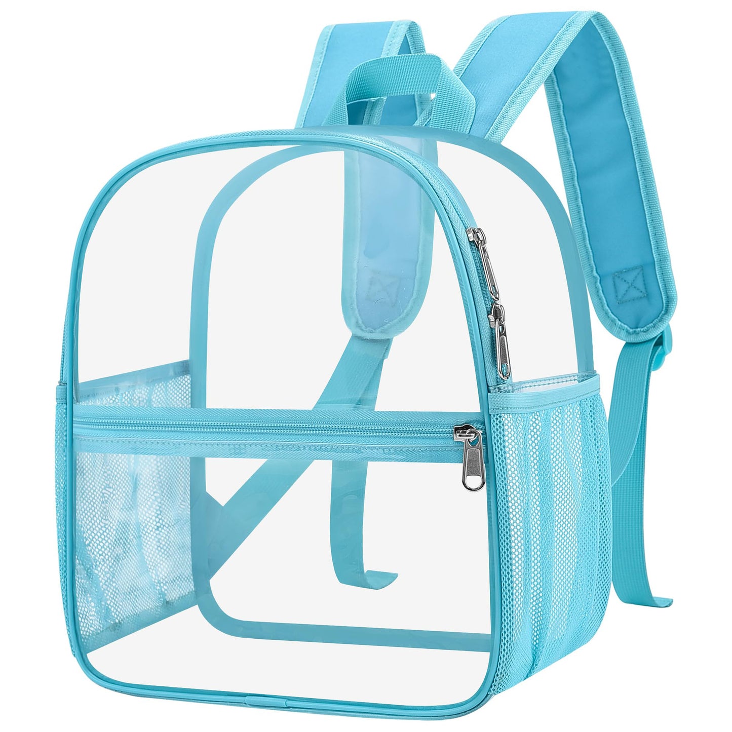 Unisex durchsichtiger Rucksack mit funktionalem Design und mehreren Fächern Karnz