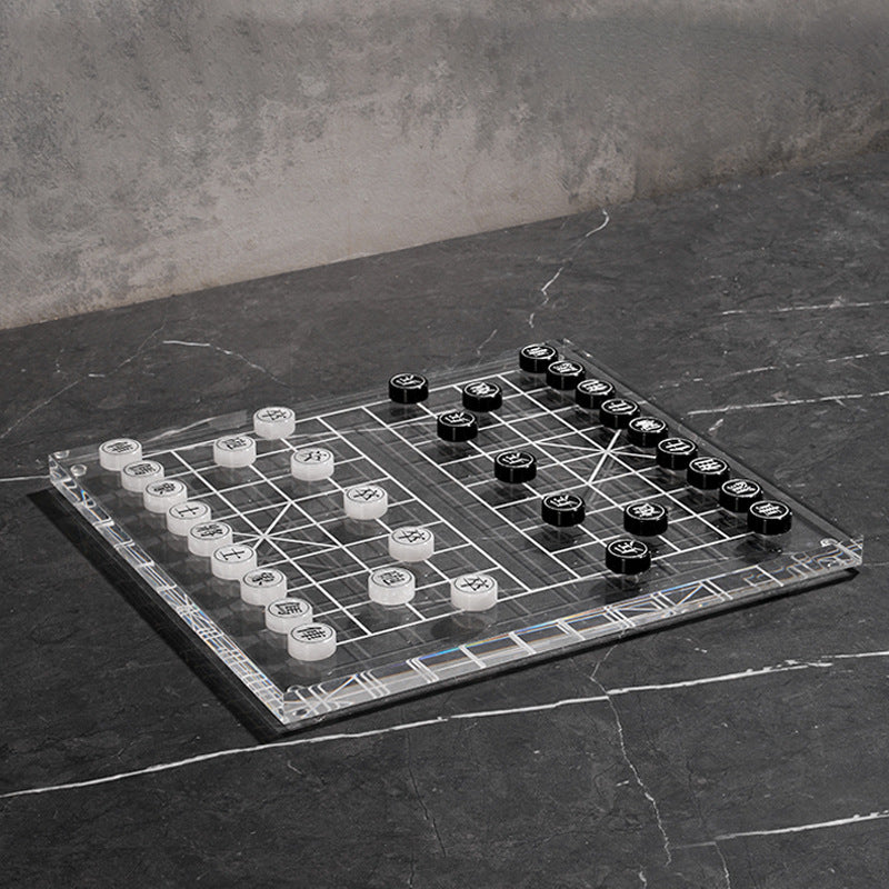Modern Transparent Brettspielset