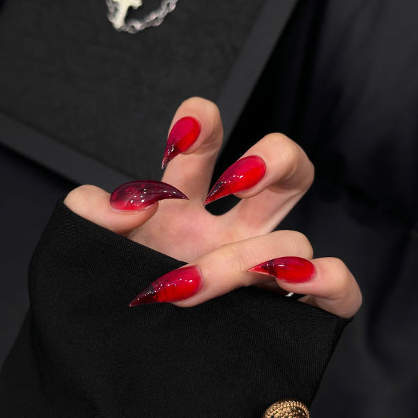 Stiletto-Motiv Press-On Nagelset
