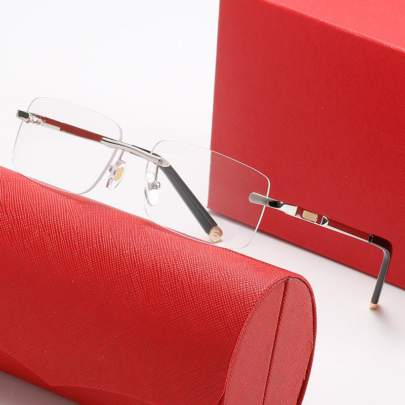 Damen schicke Sonnenbrille mit elegantem Metallrahmen und polarisierenden Gläsern Karnz