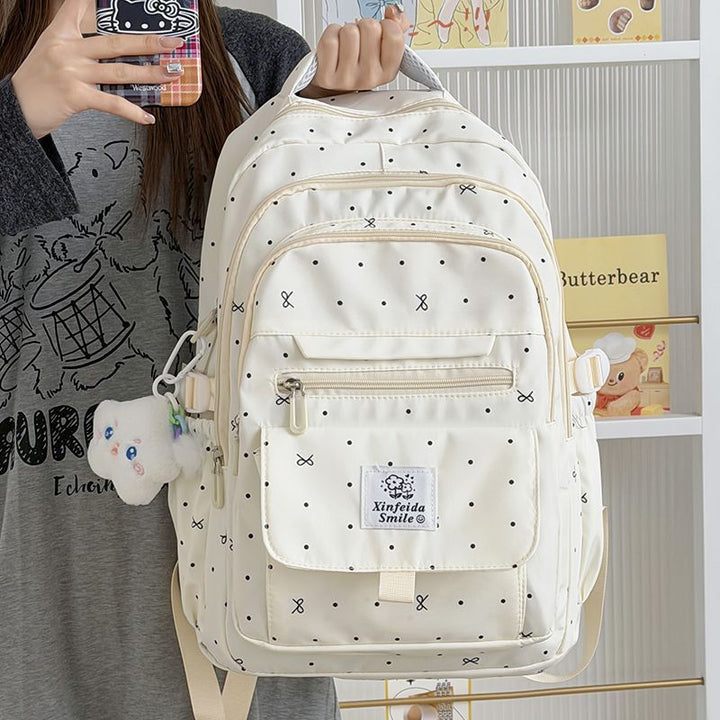 Verspielter Mehrfach-Taschen Rucksack