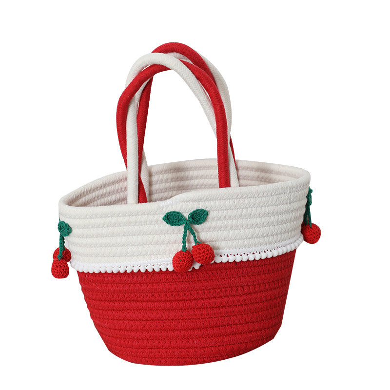 Damen handgefertigte Basttasche Karnz