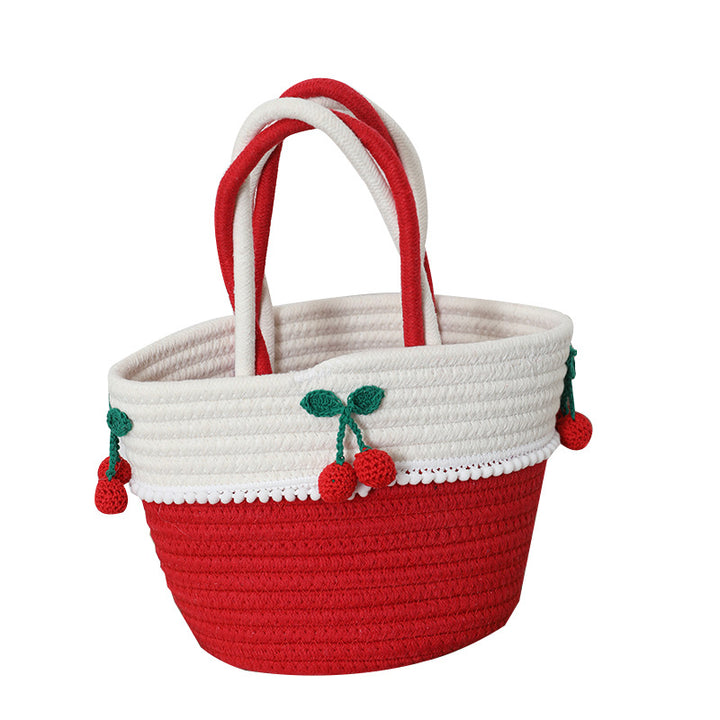Damen handgefertigte Basttasche Karnz
