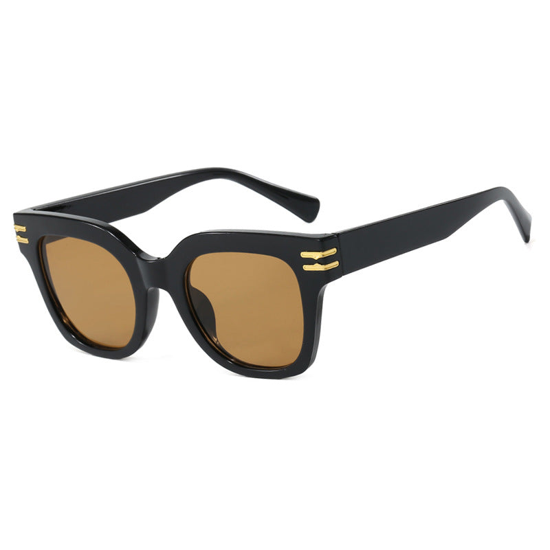 Damen modische Sonnenbrille mit eleganten Akzenten Karnz